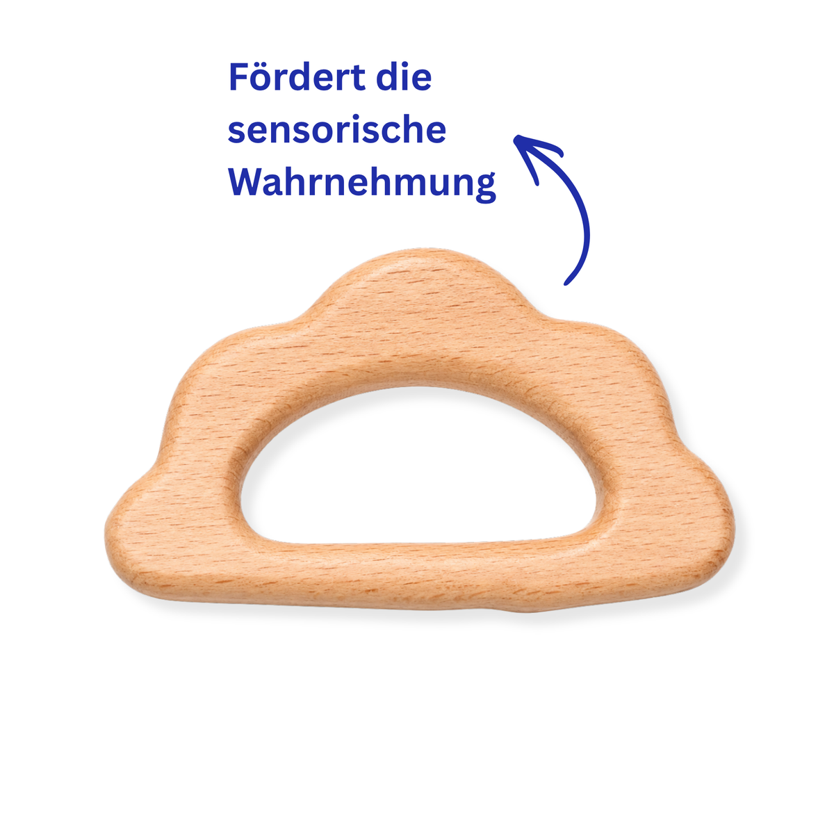 Holz-Beißring Wolke
