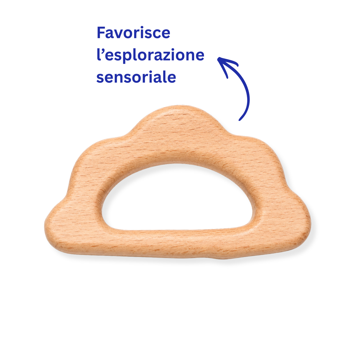 Massaggiagengive Nuvola in legno