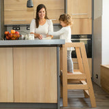 Montessori Learning Tower – Adjustable Wooden Toddler Tower