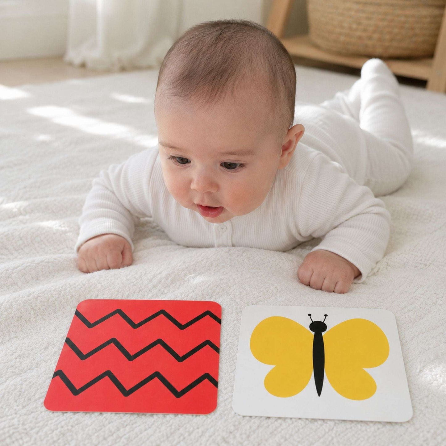 High Contrast Baby Cards | 3–4 Months
