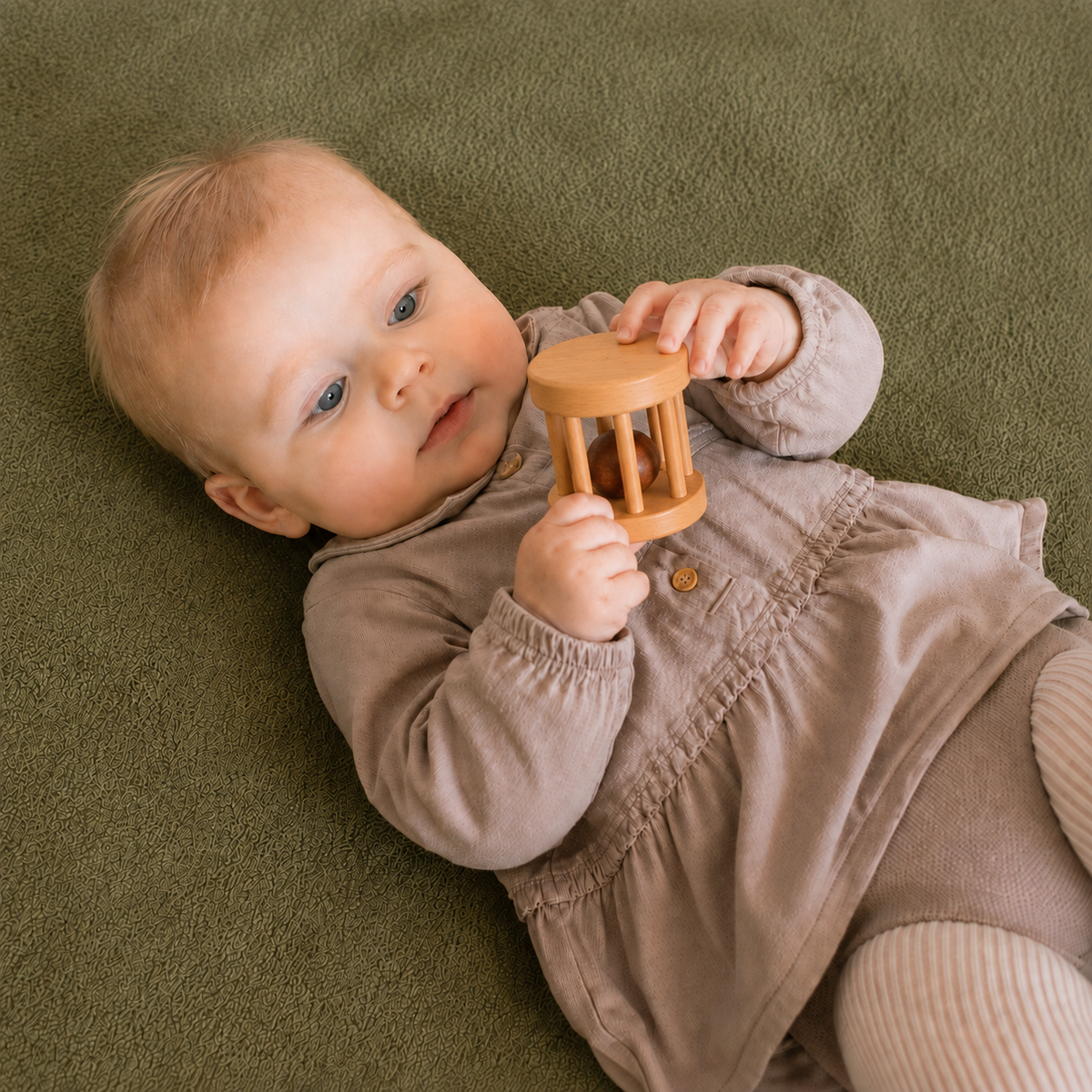 Wooden Rolling Bell
