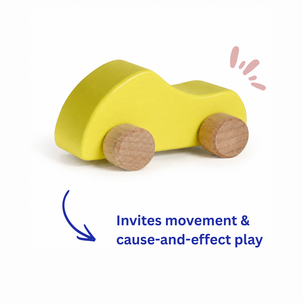 Wooden Rolling Car
