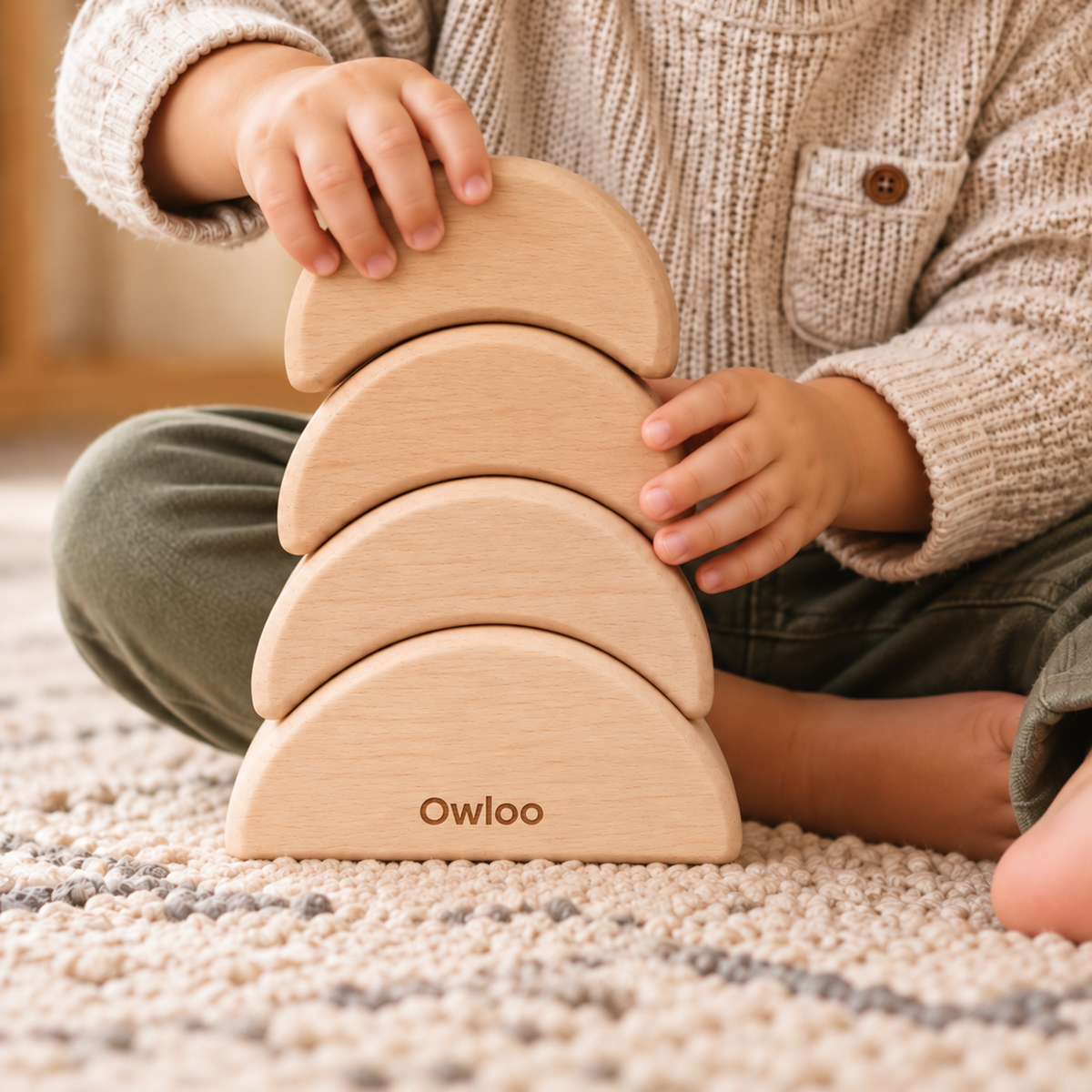 Wooden Arch Stacker